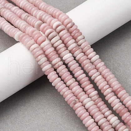 Natural Pink Opal Beads Strands G-L624-H06-6x2mm-1