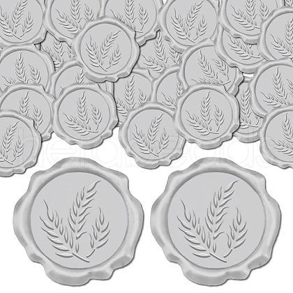CRASPIRE 50Pcs Adhesive Wax Seal Stickers DIY-CP0010-99D-1
