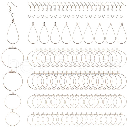 DELORIGIN DIY Earring Finding Kits DIY-DR0001-32-1