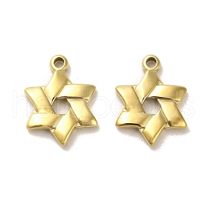 304 Stainless Steel Pendants STAS-L022-117G-1