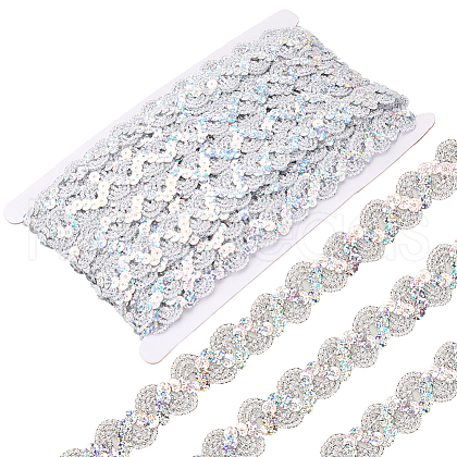 Polyester Paillette Beads OCOR-WH20012-13B-1