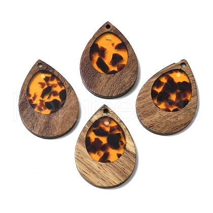 Wood & Resin Pendant WOOD-H104-23-09-1