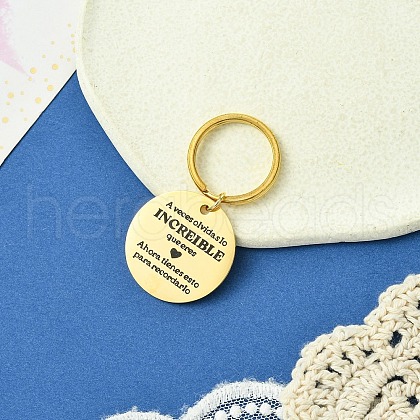 201 Stainless Steel Keychain KEYC-YW00104-02-1