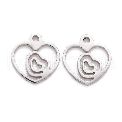 Non-Tarnish Valentine's Day 304 Stainless Steel Charms STAS-I151-31P-1