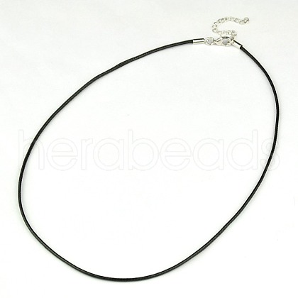 Waxed Cotton Cord Necklace Making X-NJEW-A279-2.0mm-01-1