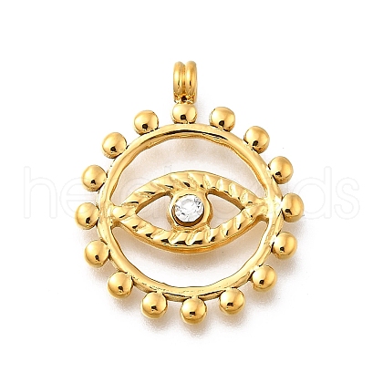 304 Stainless Steel Pendants STAS-R159-56G-01-1