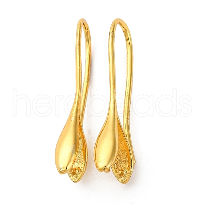 Brass Earring Findings KK-D378-05G-1