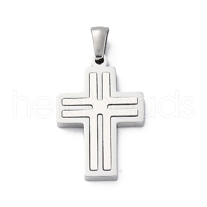 304 Stainless Steel Pendants STAS-L286-12P-1