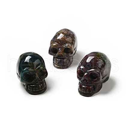 Halloween Natural Indian Agate Display Decorations DJEW-K015-28-1