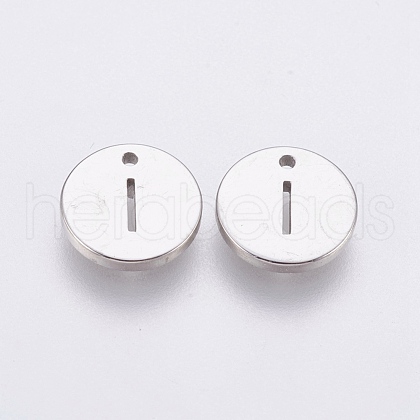 Non-Tarnish 304 Stainless Steel Charms STAS-P212-15P-21-1
