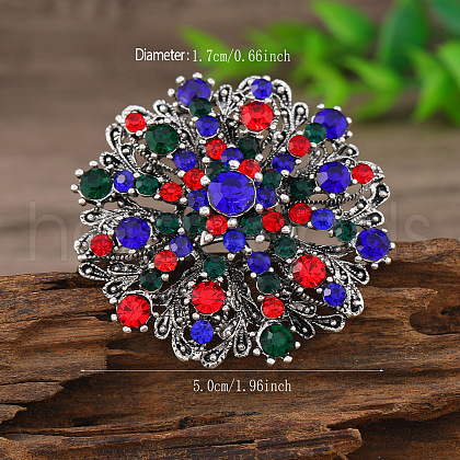 Ethnic Style Alloy & Rhinestone Finger Rings FS-WG504EF-06-1