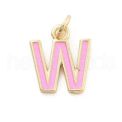 Rack Plating Brass Pendants KK-C065-02W-G-1