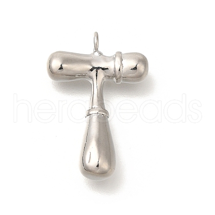 Rack Plating Brass Pendants KK-I722-08P-T-1