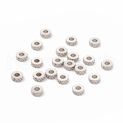 201 Stainless Steel Spacer Beads STAS-A057-25A-P-1