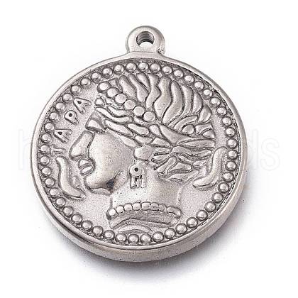 Non-Tarnish 304 Stainless Steel Pendants STAS-Z017-01P-1