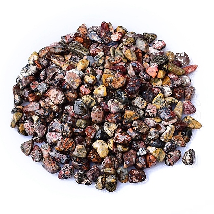 Natural Leopard Skin Jasper Tumbled Chips PW-WGA7DCE-43-1