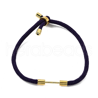 Braided Nylon Cord Bracelet Making MAK-A017-D03-31G-1