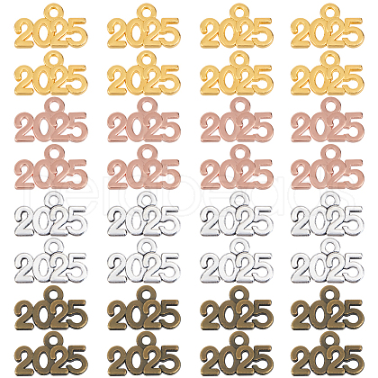 SOFPLATE 100Pcs 4 Colors Alloy Pendants FIND-SP0002-36-1