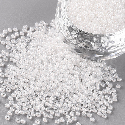 11/0 Grade A Transparent Glass Seed Beads X-SEED-N001-F-238-1