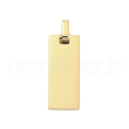 304 Stainless Steel Stamping Blank Tag Pendants STAS-Z126-03G-03-1
