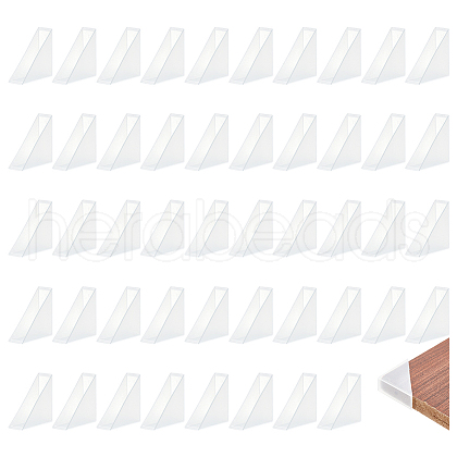  50Pcs Plastic Triangle Corner Protector FIND-NB0005-48D-1
