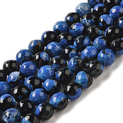 Natural Agate Beads Strands G-G079-A04-03-1