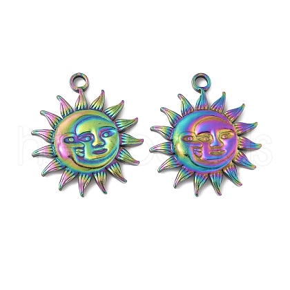 Ion Plating(IP) 304 Stainless Steel Charms STAS-B024-66M-1