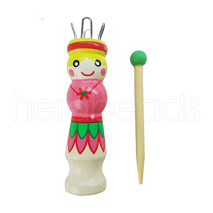 DIY Wooden Spool Knitting Loom SENE-PW0002-090-1