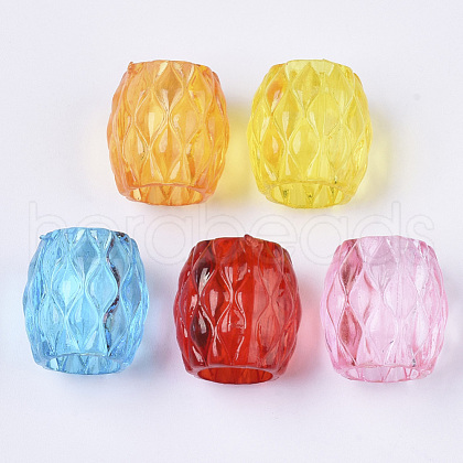 Transparent Acrylic Beads TACR-T015-035-1