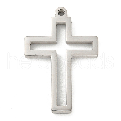 Non-Tarnish 304 Stainless Steel Laser Cut Pendants STAS-U009-02B-P-1