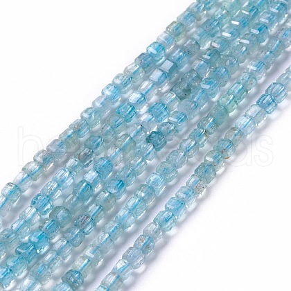 Natural Apatite Beads Strands X-G-G991-C03-1