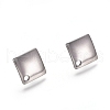 304 Stainless Steel Stud Earring Findings STAS-M274-011P-2