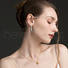 SUPERFINDINGS 20Pcs Brass Earring Hooks KK-FH0007-17P-6