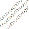 Ion Plating(IP) Rainbow Color 304 Stainless Steel Rolo Chains CHS-B001-03M-1