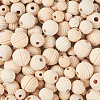 300Pcs 6 Styles Natural Thread Wooden Beads WOOD-TA0001-63-4
