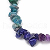 Chakra Natural Mixed Gemstone Chips Stretch Bracelets for Women BJEW-JB11633-02-3