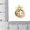 Brass Micro Pave Cubic Zirconia Pendants KK-U064-13G-3