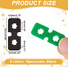AHADERMAKER 60Pcs 6 Colors Acrylic Knitted Hat Making Fastener Tool FIND-GA0004-05-2