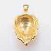 Lion Head 304 Stainless Steel Pendants STAS-O074-11-2