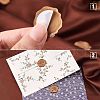 CRASPIRE 50Pcs Adhesive Wax Seal Stickers DIY-CP0006-08S-4