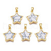 Real 18K Gold Plated Brass Pendants KK-N233-173A-01A-1