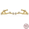 Cubic Zirconia Constellation Stud Earrings EJEW-P231-90G-10-2