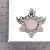 Natural Rose Quartz Pendants G-I366-02P-17-3