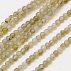 Natural Labradorite Round Bead Strands G-A130-3mm-18-1