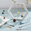 8Pcs 4 Colors Brass Macrame Pouch Necklace Making NJEW-PH01540-5
