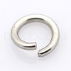 Tarnish Resistant 304 Stainless Steel Open Jump Rings STAS-E066-08-8mm-1