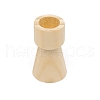 Wooden Candle Holder AJEW-WH0251-54C-02-1