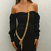 Bohemian Style Vintage Middle Eastern Iron Fringed Waist Shoulder Body Chains ZD1645-1