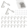 Unicraftale Rectangle 304 Stainless Steel Stud Earring Findings STAS-UN0058-32P-1