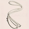 Plastic Imitation Pearl Round Beaded Waist Belly Long Chains for Women FS-WGCCA32-01-5